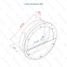 Настенный биокамин Lux Fire "Иллюзион 800 Н" S (черный) фото 8