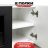 Тумба под ТВ с биокамином SteelHeat LIVORNO IMPULSE 140 см (корпус белый / фасады белый) фото 4