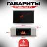 Тумба под ТВ с биокамином SteelHeat LIVORNO IMPULSE 140 см (корпус серый / фасады серый бетон) фото 2