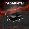 Декоративные керамические камни, 5 шт,  гладкие черные фото 2