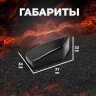 Декоративные керамические камни, 5 шт, граненые черные фото 2