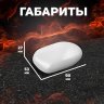 Декоративные керамические камни, 6 шт,  гладкие микс фото 3