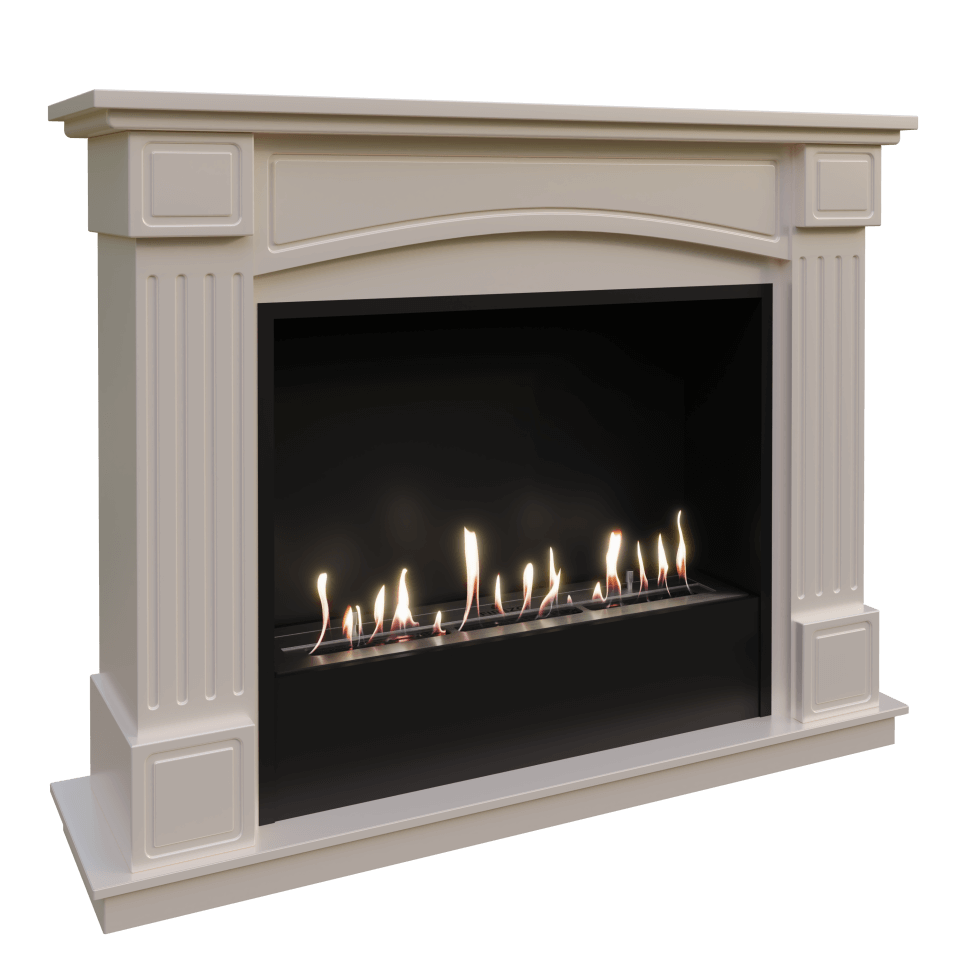 Биокамин в портале Firezo Boston Алебастр, стандарт