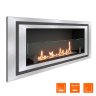 Биокамин встраиваемый SteelHeat LONG-D 900 Small фото 2