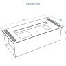 Автоматический биокамин Lux Fire Smart Flame 600 RC фото 8