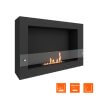 Биокамин SteelHeat WALL ONE 800 LITE черный фото 2