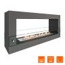 Биокамин SteelHeat FRAME ONE 1000 серый фото 4