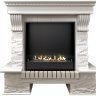 Биокамин в портале Firezo Pierre luxe Белый, Сланец белый, стандарт фото 1