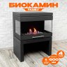 Напольный биокамин FAMILY черный фото 1